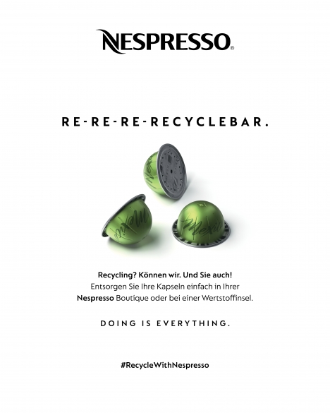 Kampagne: Nespresso will über Recycling aufklären -